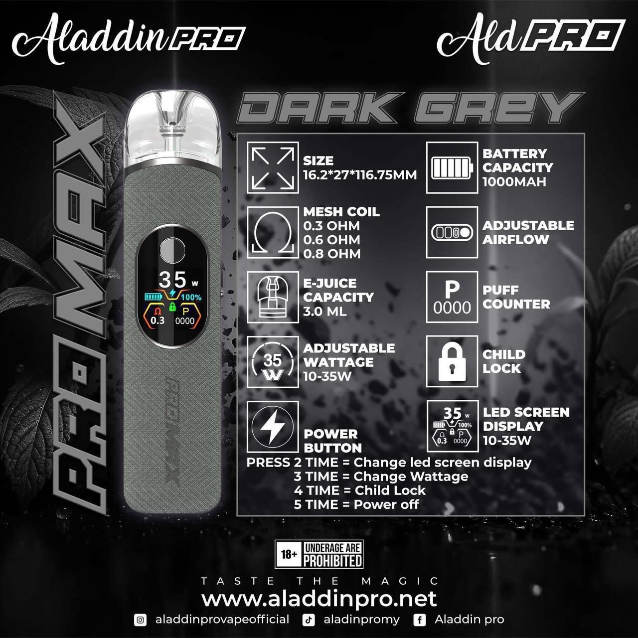 ALADDIN PRO MAX POD KIT