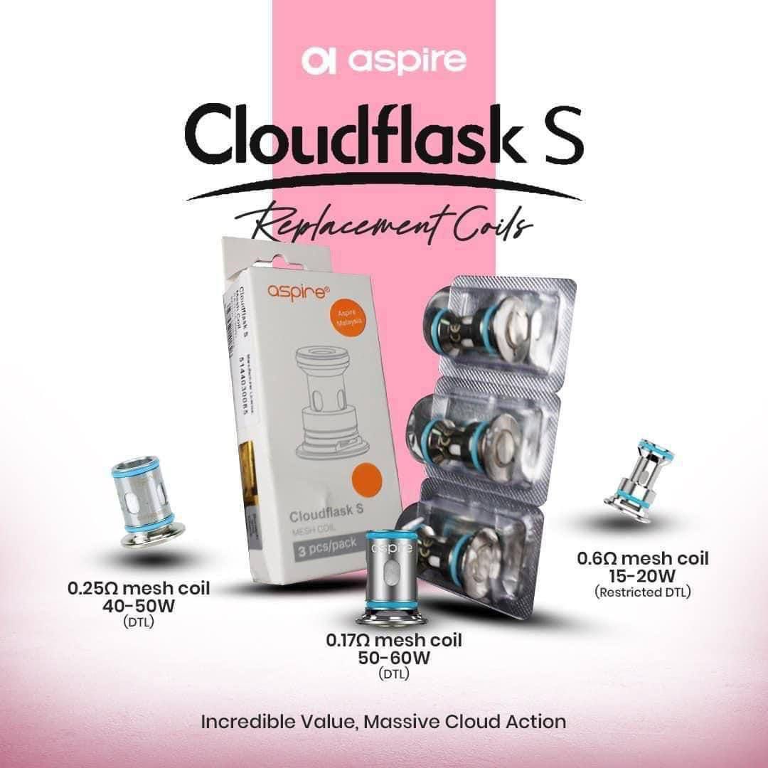 OCC ASPIRE CLOUDFLASK 0.17/ 0.25/ 0.6