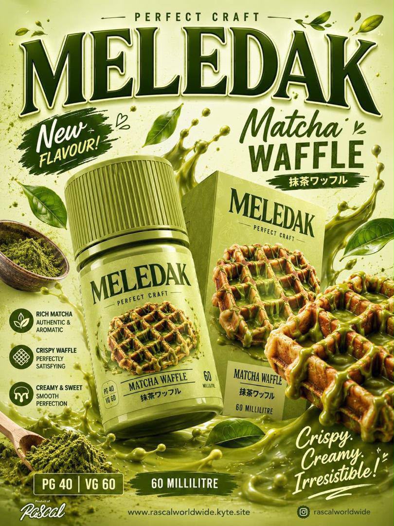 MELEDAK FB MATCHA WAFFLE 60ML