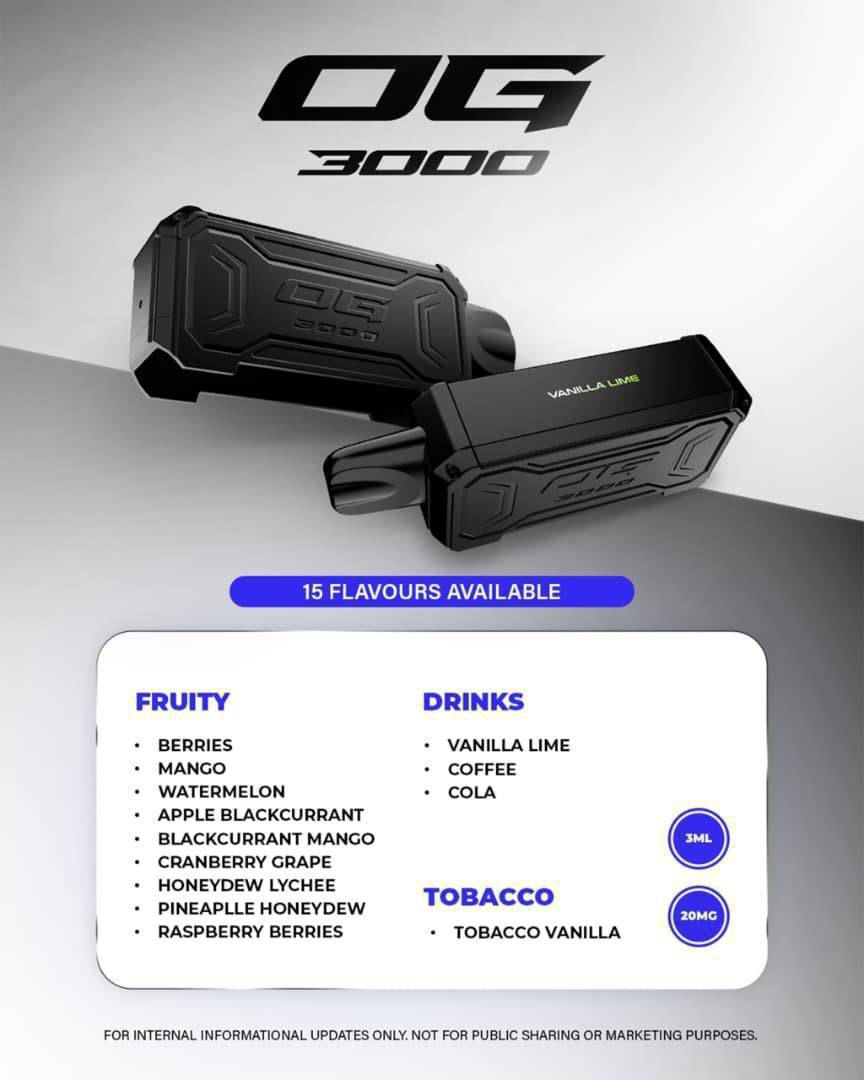 OFFGRID OG3000 CARTRIDGE